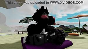 beach romp turns wild with roblox's mal0 scp-1471