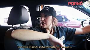 hot cop takes huge cock in pussy and ass rough