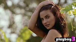 PETITE ASIAN BABE POSES HOT BEFORE BRUNETTE RIPS CLOTHES EXPOSING SEXY BODY