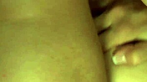 mature tanya catches the young guy jerking and gives him her shaved pussy instead