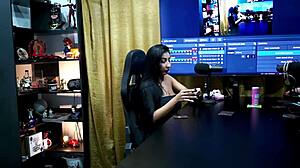 Renatinha Mello Kisses Ruan's Rock Hard Cock Grip