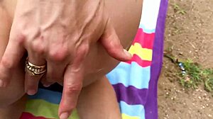 A fat dick wakes milf for beach anal 😈🍑