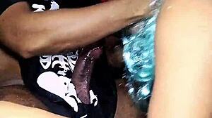 after halloween party bestie lets me creampie her juicy pussy 🎃💦