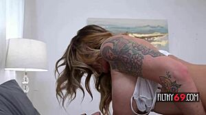 big tits milf creampied hard by stepson alex isadora?