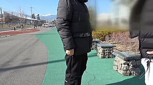 blindfolded japanese college girl senses explode in hard miniskirt play interview