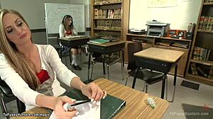 big cock shemale dominates and pounds classmate hard