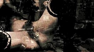 Vintage orgy reveals double penetration hairy pussy group fucking