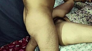 Fucking Desi Horny Bhabhi Doggy Style at Home by Best Friend's Huge Cock Closeup