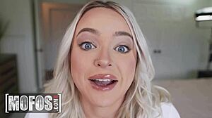 alexis kay's shaved pussy creampied after mofos photoshoot fuck with charles