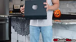 Halloween Surprise Box Thrills Big Tits Teen Stepsister Sky Wonderland