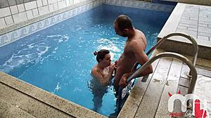 🤰 pregnant wife cheats with trainer while cuck films creampie load 😈 homemade mess