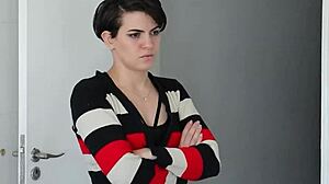 Girlfriend left so i fucked her crossdressing half-sister