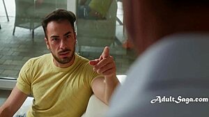 petite european tricked into double penetration skinny threesome