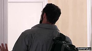 latina shemale milf housewife cheats with anal pounding