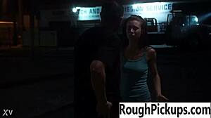 rough pickup turns into wild teen sex romp