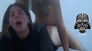 Tattooed Brazilian Bottom Takes Monster Cock Bareback Anal After Massage