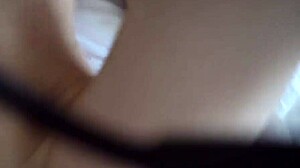 Brunette College Girlfriend Wakes for Bent Over Doggystyle Riding After Tinder Sleepover