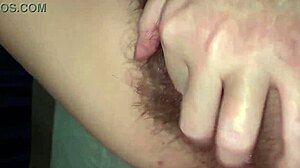 milf wife fists her hairy asshole to squirting orgasm in pov