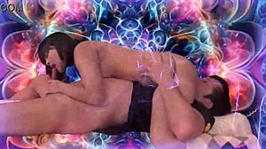 Psychedelic tunes fuel wild asian teen sex fusion