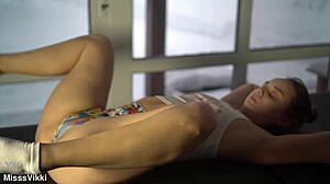 Homemade Yoga Sheer Tease Petite Misssvikki