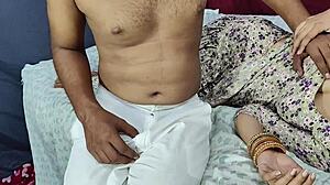 Fucking Desi Horny Bhabhi Doggy Style at Home by Best Friend's Huge Cock Closeup