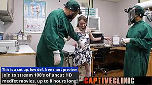 Serena morgan spreads latex toy backstage closeup