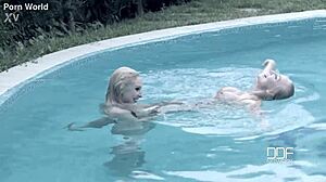 three shaved lesbian stunners finger and lick tight pussies to shuddering orgasms in lingerie