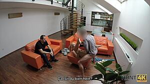 Hunt4k. Czech teen dulce venganza fucks cash front boyfriend hidden