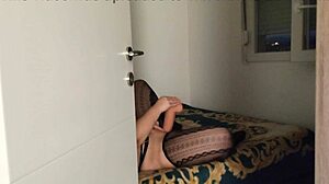 caught curvy teen moaning on monster dildo orgasm