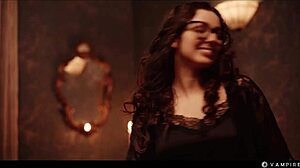 leana turns rikako into dripping lesbian slave