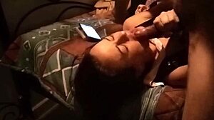 amateur french blonde slut rims, sucks, fucks doggy in satin panties pov!! 😈💋