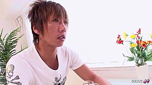 yo virgin boy finally convinced sexy japanese stepmom for first pussy fuck home alone