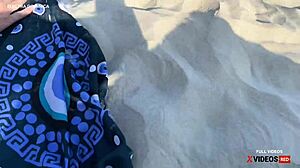 Beach putinha tease leaves cock rock hard pov fetish