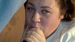 Bam gobbles big black cock super sloppy facial finish