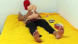 Tireless Masturbator's Big Cock Pounds Latina Slut Using Soft Silicone Torso Homemade