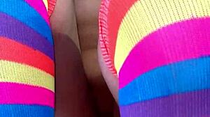 Skinny petite Latina teen with big natural tits cheats after school for tight creampie missionary pounding?