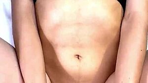 Skinny petite Latina teen with big natural tits cheats after school for tight creampie missionary pounding?