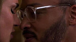 Drunk shemale bareback anal with tipsy black dude