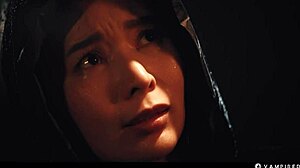 leana turns rikako into dripping lesbian slave