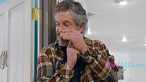 Poking Petite Cutie Turns To Monster Cock Pounding Fun