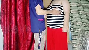 Muslim BBW Begs Office Attendant For Anal Meter Deal In Hindi Doggy Ass Pounding Close-Up