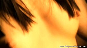 beautiful bollywood brunette teases with erotic striptease undressing