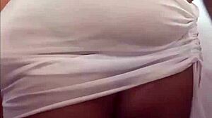 i strip down my chubby brazilian girl's huge ass and natural tits