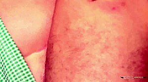 wanna fuck on cash register busty milf does it