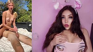 innocent skinny latina teen's first anal creampie orgasm