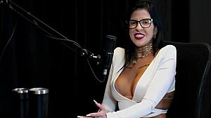 Leticia Braga's sheer red sympathy opens wild clinic fuck doors