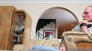 Old Man Licks Young Teen Big Ass Before Hardcore Facial