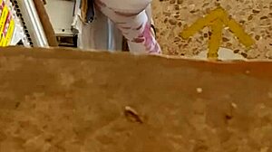 Want to grab this bitch's leggings wide open bending down?