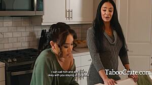 petite asian kimmy kimm tricks stepmom to crash with step uncle her secret boyfriend taboo