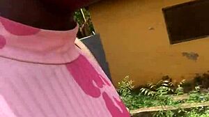 crazybitch twerks hard on landlord's bed vacation